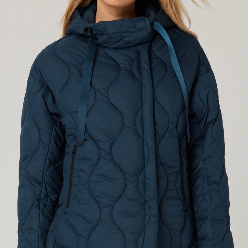 Alp n Rock Womens Nori Quilted Ski Jacket | Teal Blue | Small
